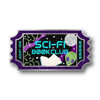 Sci-Fi Book Club Pin