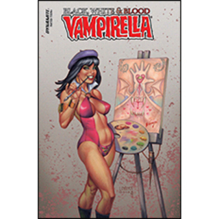 SIGNED Vampirella BW&B Linsner cover