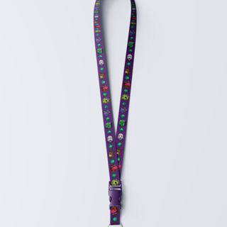 Double Sided Lanyard with Buckle