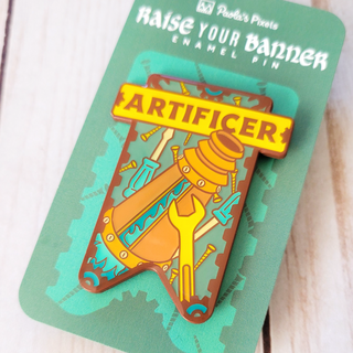 Artificer Banner Enamel Pin