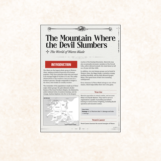 Mountain Where the Devil Slumbers Scenario Booklet (Physical)