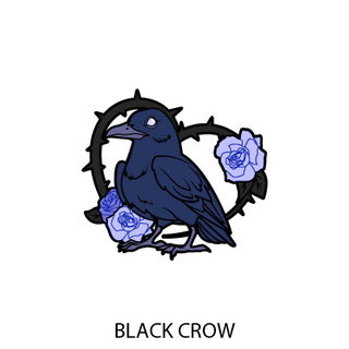 Black Crow Pin