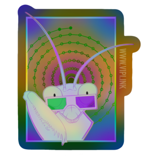 3D Mantis Vision Sticker