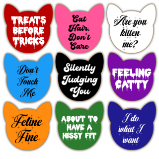 Cat Saying Blind Bag Enamel Pin