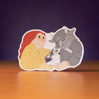 Wild Things Reading Sticker