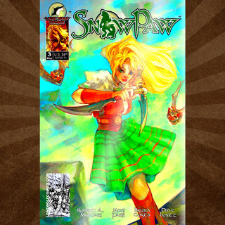Snow Paw #3 Metal Cover By Mog Park