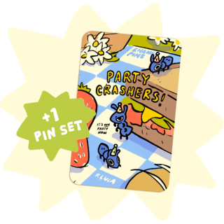 Party Crashers pin set