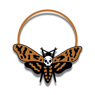 Death Moth Pin