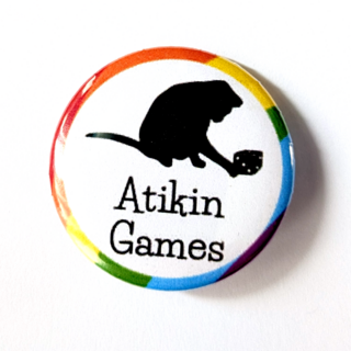 Atikin Games Button Badge