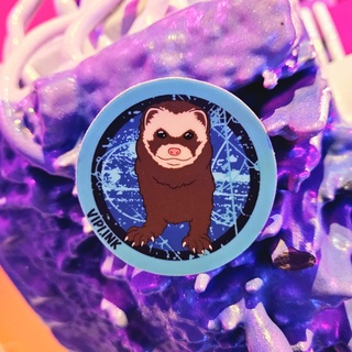 Felicia The Fermilab Ferret Sticker