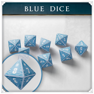 Dice Set - Blue