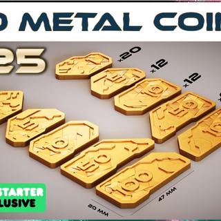 60 Metal Trian Coins