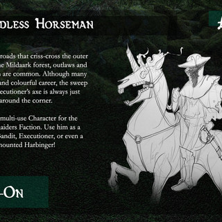 (Resin) Headless Horseman