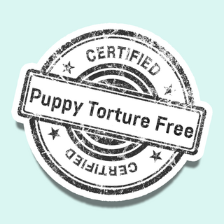 Certified Puppy Torture-Free Sticker