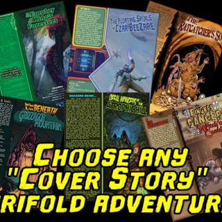 "Cover Stories" Trifold Shortform Adventures (Your choice out of 6)
