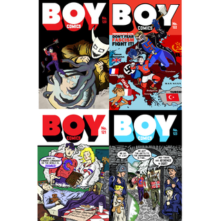 The Crimebusters #1-4 - Boy Comics variant set