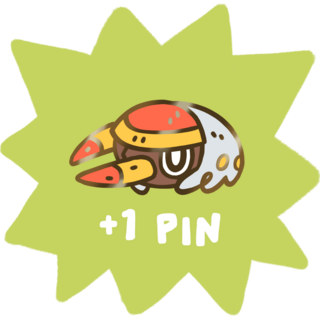Pocket Bugs enamel pin