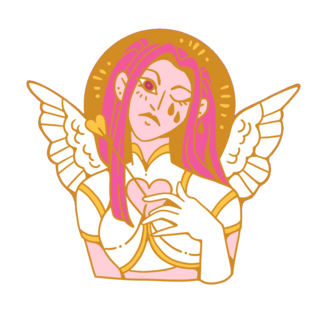 KPop Demon Hunters - Huntrix Angels Pins - Mira - Gold Variant
