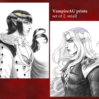 Prints: VampireAU BruAbba (set of 2, small)