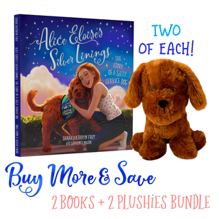 2 Books + 2 Plushies Bundle - Alice Eloise's Silver Linings