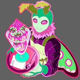 Limited Luna Mothman - Hard Enamel Pin