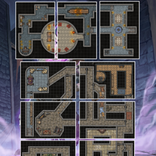 Dread Minotaur of Dawnfell Poster Map Pack