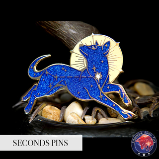 Canis Major Blue SECONDS Pin