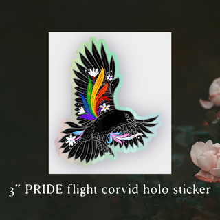 STICKER- PRIDE flight crow
