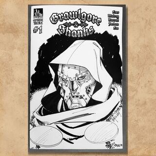 Doom sketch cover by Joe Mulvey