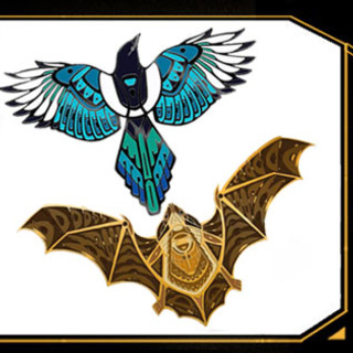 Magpie or Bat Mini Pin