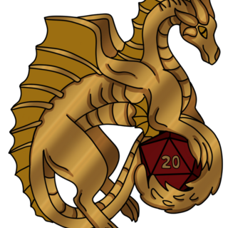 3d antique gold dragon