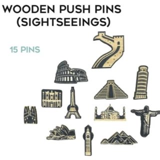 Sightseeing Push Pins