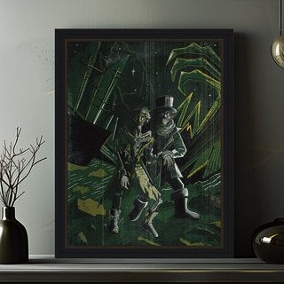 Victor rescued, signed art print