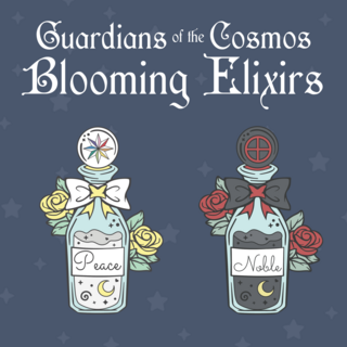 Blooming Elixir Cosmos & Earth Enamel Pin Combo