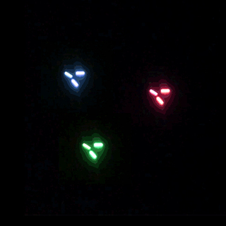 Glow-in-the-Dark Vials (3 Red, 3 Green, and 3 Blue)