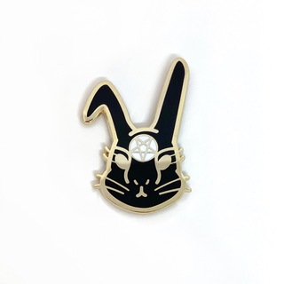 Evil Bunny Enamel Pin