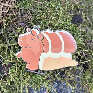 Sweet Loaf Capybara Premium Pin