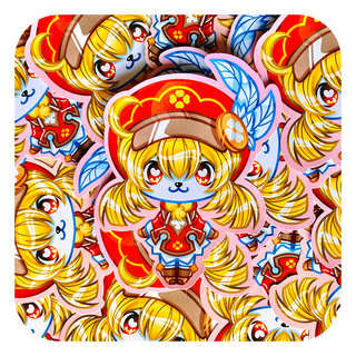 Genshin Impact Klee Waterproof Glossy Sticker