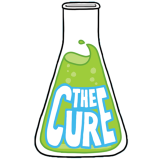The Cure Flask Sticker