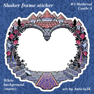 Sticker: Medieval Castle Frame