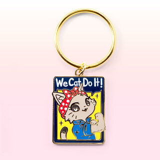 Keychain We Cat Do It (American Shorthair Cat)