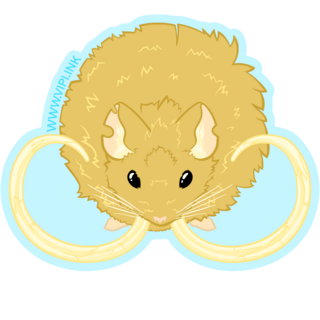 Woolly Mouse Sticker