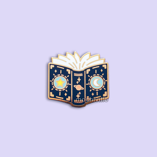 Cosmic Spellbook Pin