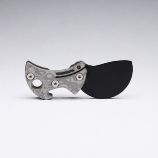 COiN: Damascus Steel / M390 Blackout Razor