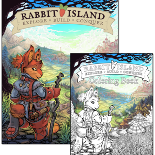 Rabbit Island + Coloring Book!