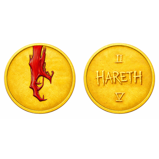 Ferryman Coin Red Hand Gold