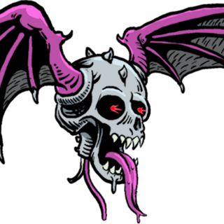 Skullbat Sticker