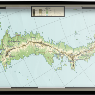 Azore Poster Map