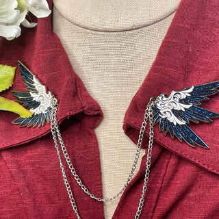 Goddess Wing Collar Pins
