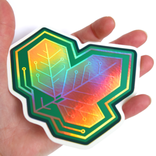 Leaf Selective Holo Sticker